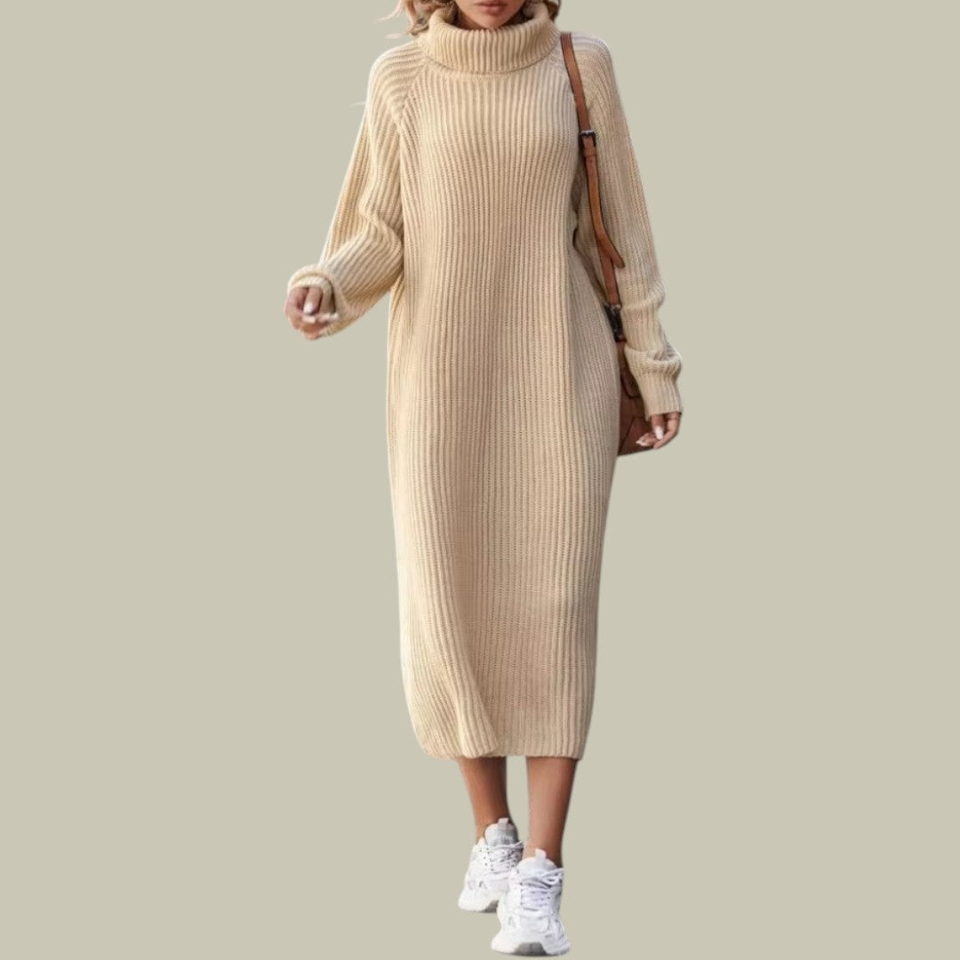 Fiona | Dames Cozy Lange Mouwen Jurk